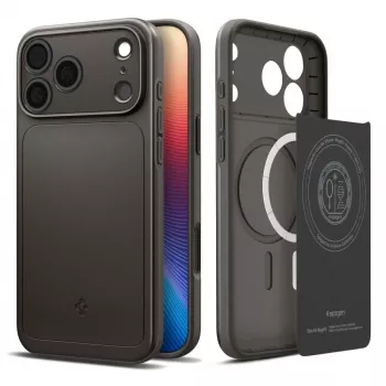 Husă Spigen Thin Fit Mag MagSafe pentru iPhone 17 Pro, Gunmetal
