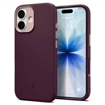 Spigen Nano Pop Mag MagSafe husă pentru iPhone 17, Burgundy Bean