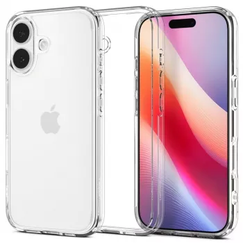 Husă Spigen Ultra Hybrid pentru iPhone 17, Crystal Clear