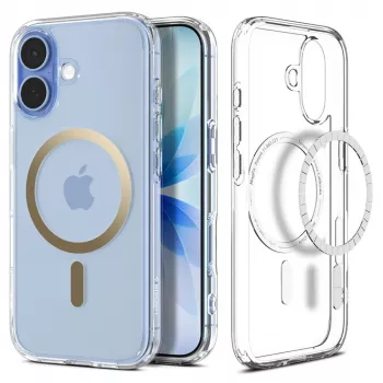 Spigen Ultra Hybrid Mag MagSafe iPhone 17 transparent/auriu
