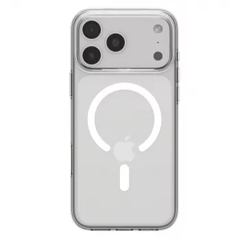 Husă Spigen Liquid Crystal Mag MagSafe iPhone 17 Pro Max transparentă/albă