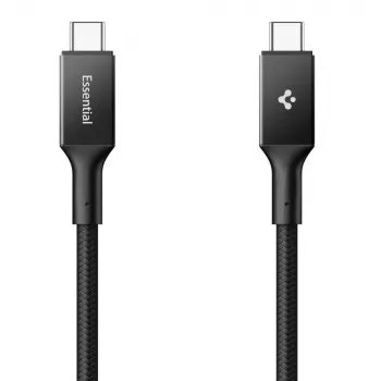 Cablu SPIGEN EB10015CC Essential USB-C la USB-C 100W 150cm negru