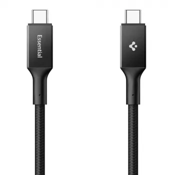 Cablu SPIGEN EB24015CC Essential USB-C la USB-C 240W 150cm negru