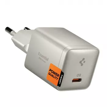 SPIGEN EE301EU-GAN ESSENTIAL încărcător de rețea 1-PORT 30W natural titanium