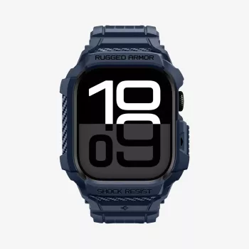 Husă Spigen Rugged Armor Pro V2 pentru Apple Watch 42 mm, albastru