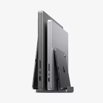 Stand vertical pentru laptop SPIGEN LD208S4 Space Grey