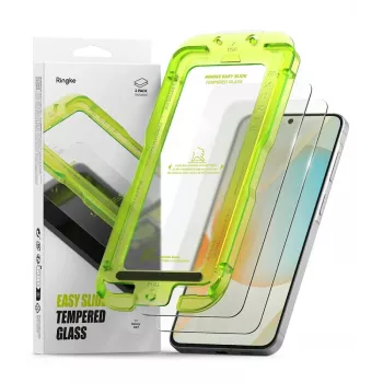 Ringke Easy Slide 2-Pack Tempered Glass Screen Protector for Samsung Galaxy A57 5G, Clear