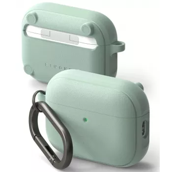 Ringke Onyx Magnetic Case for Apple AirPods Pro 3, MagSafe Compatible, with Carabiner, Mint