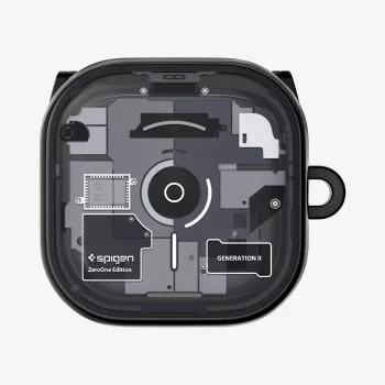 SPIGEN ULTRA HYBRID SAMSUNG GALAXY BUDS 4 / 4 PRO ZERO ONE negru