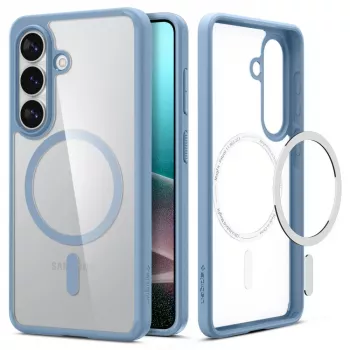 Spigen Ultra Hybrid Mag MagSafe Husă Galaxy S26 albastru deschis