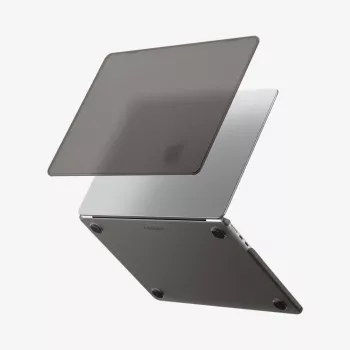 Husă Spigen AirSkin pentru MacBook Air 13 M2-M5 2023-2026 Frost Black