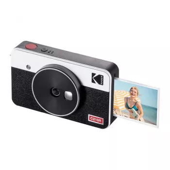 KODAK C210RW Retro White imprimantă foto portabilă cu Bluetooth