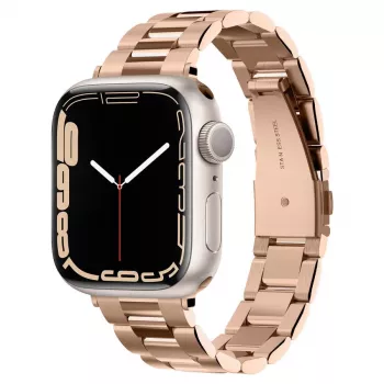 Curea Spigen Modern Fit pentru Apple Watch 4 / 5 / 6 / 7 / 8 / SE (38 / 40 / 41 mm) Rose Gold