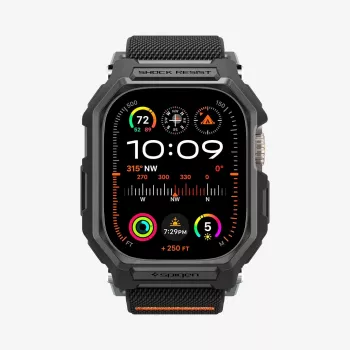 SPIGEN Lite Fit Pro pentru Apple Watch Ultra 1 / 2 / 3 (49 mm), negru mat