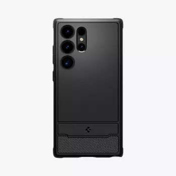 Husă Spigen Rugged Armor pentru Samsung Galaxy S24 Ultra - neagră mat