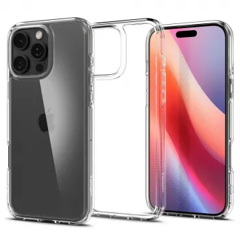 Husă Spigen Ultra Hybrid Crystal Clear pentru Apple iPhone 16 Pro, ACS08121