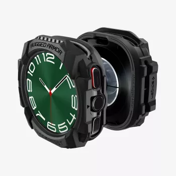Spigen Rugged Armor pentru Samsung Galaxy Watch Ultra (47mm), negru mat