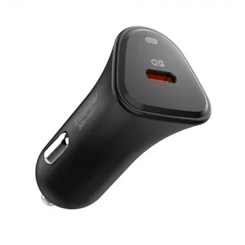 SPIGEN ESSENTIAL EV301 încărcător auto 1-PORT 30W negru