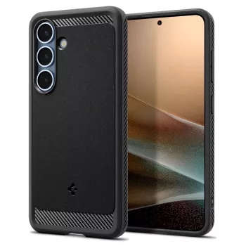 Spigen Rugged Armor Mag MagSafe Galaxy S25 negru mat