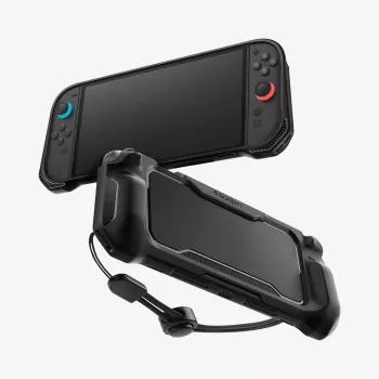 Carcasă Spigen Rugged Armor pentru Nintendo Switch 2, neagră mat