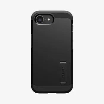 Husă Spigen Tough Armor Mag pentru iPhone 16e, neagră