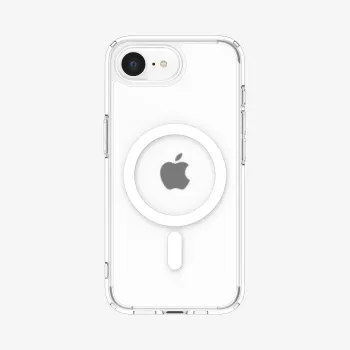 Husă MagSafe Ultra Hybrid Spigen pentru iPhone 16e, Frost White