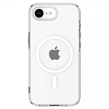 Husă Spigen Liquid Crystal Mag MagSafe pentru iPhone 16e, transparentă