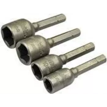 Set de tubulare Makita B-57554, 4 piese, 8/10/12/13 mm