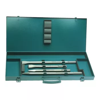 Set de dălți Makita plată, ascuțită 4 piese 24 mm SDS-Max lungime 280 mm, 400 mm pentru Makita DHR243, DHR243