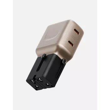 Încărcător de perete ENERGEA TravelGoAdapter 45 2xUSB-C 45W Auriu-Negru