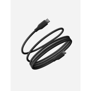 Cablu magnetic ENERGEA Helix 60 USB-C la USB-C 1,5 m negru