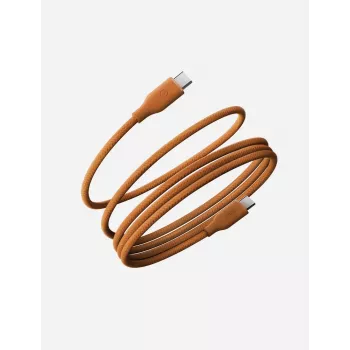 Cablu magnetic USB-C la USB-C ENERGEA Helix 60 480Mbps 60W 1,5m portocaliu