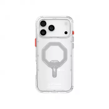 SKINARMA Saido Case with Mag-Charge Magnetic Ring for Apple iPhone 17 Pro Max, Clear (SK-2025IPP6.9-SDOMS-CLR)