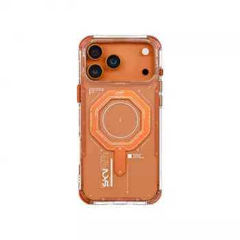 Husă magnetică Skinarma Magma pentru Apple iPhone 17 Pro - portocalie