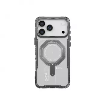 Husă SKINARMA Magma pentru iPhone 17 Pro Max cu încărcare magnetică, grafit