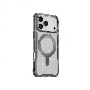 Husă SKINARMA Magma pentru iPhone 17 Pro Max cu încărcare magnetică, grafit