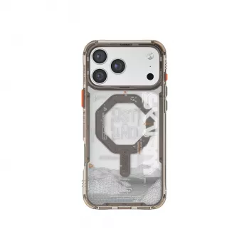 Husă SKINARMA Sonix cu inel magnetic Mag-Charge pentru Apple iPhone 17 Pro, Stone (SK-2025IPP6.3-SONIX-STN)
