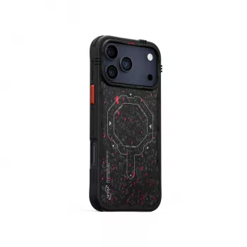 Husă Skinarma Vektor pentru iPhone 17 Pro cu încărcare magnetică, neagră
