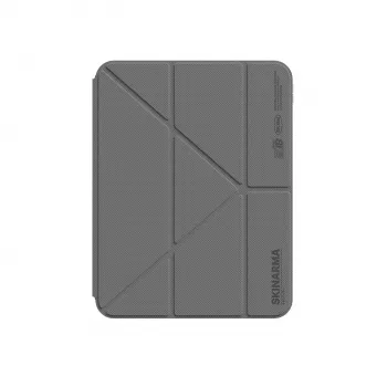 Husă folio Skinarma Zeta pentru iPad 11 (A16, 2025) / iPad 10,9 inch (gen. a 10-a, 2022) - gri