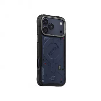 Husă MagSafe Skinarma Vigor pentru iPhone 17 Pro albastră