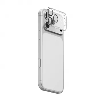 Protecție lentilă cameră mată integral Skinarma Magma pentru iPhone 17 Pro - gri