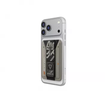 Suport de prindere cu card magnetic Skinarma Kado Aegis gri