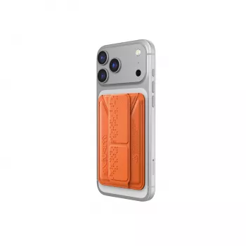 Suport de prindere cu card magnetic SKINARMA Kado Haxa portocaliu