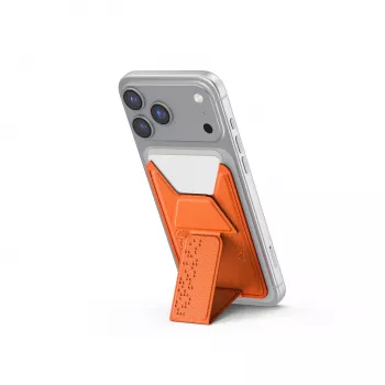 Suport de prindere cu card magnetic SKINARMA Kado Haxa portocaliu