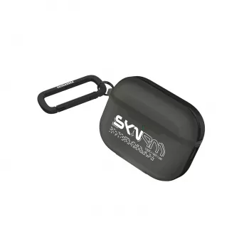 SKINARMA Kinzoku carcasă cu carabină pentru Apple AirPods Pro 3, Smoke (SK-APP3KIN-SMOKE)