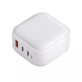Încărcător de perete Verge Pro 66W GaN USB-C UNIQ Cloud White