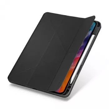 Husă folio UNIQ Transforma Rigor pentru iPad Air 10,9 inci (gen. 4/5) - gri antracit cu acoperire antimicrobiană
