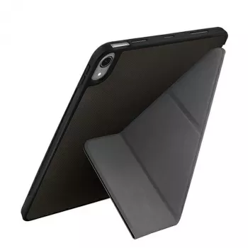 Husă folio UNIQ Transforma Rigor pentru iPad Air 10,9 inci (gen. 4/5) - gri antracit cu acoperire antimicrobiană