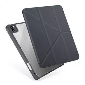 Husă UNIQ Moven pentru iPad Pro 11 (2021/2020) și iPad Air 10.9 (2022/2020) cu protecție antimicrobiană - gri antracit