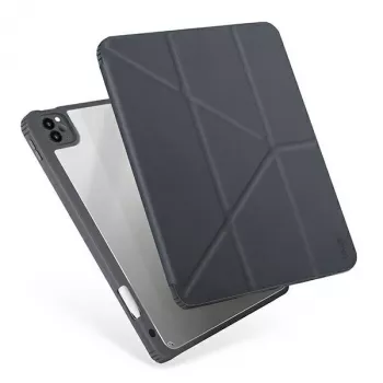 Husă folio UNIQ Moven pentru iPad 10.2 (2021/2020/2019) - gri antracit